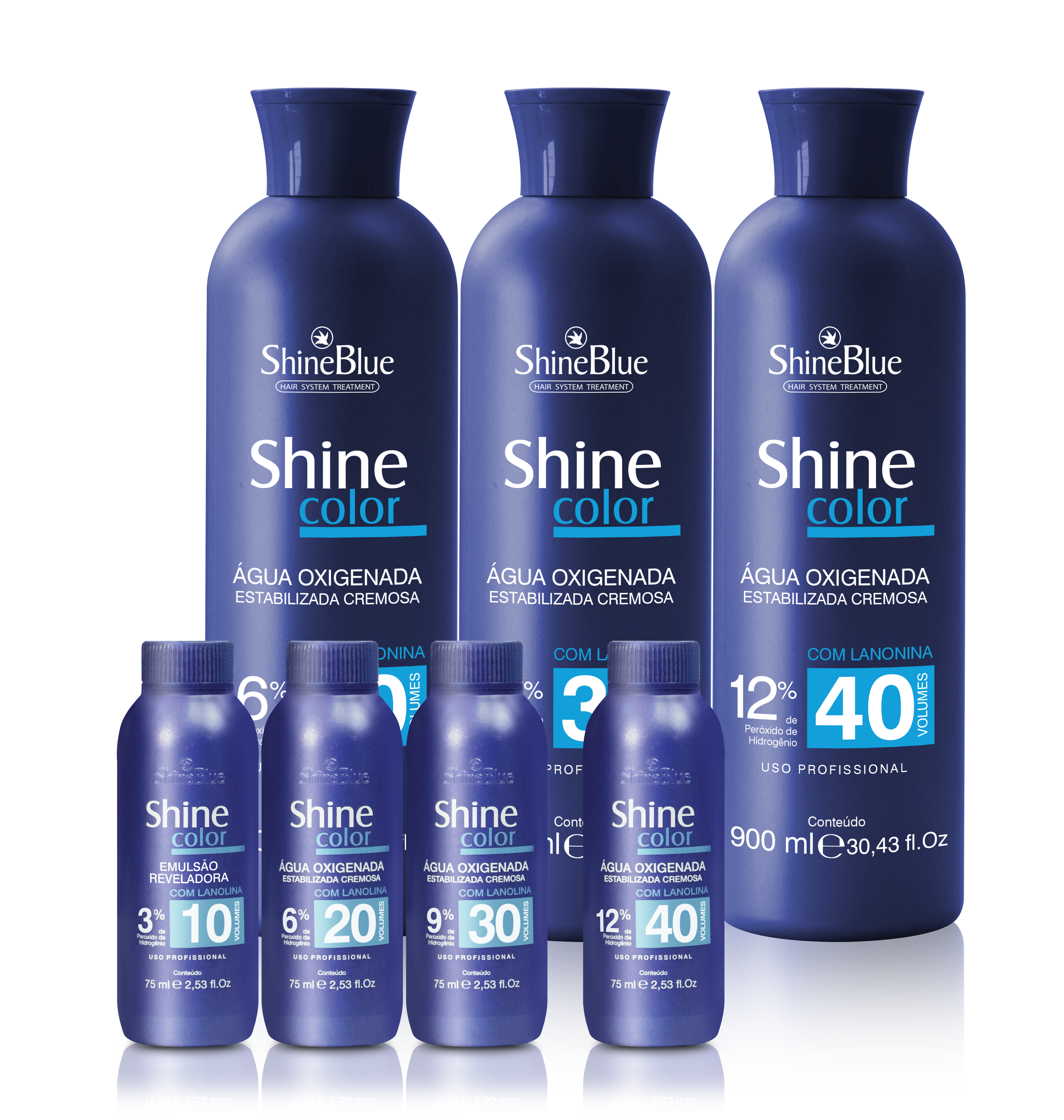 Shine Blue Oxidantes